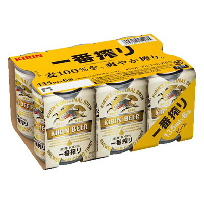 キリン　一番搾り１３５mlＸ６缶