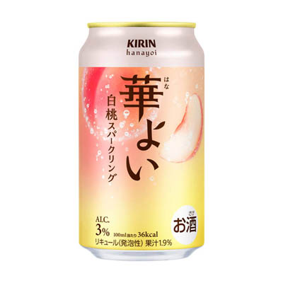 キリン　華よい　白桃スパークリング　350ｍｌ