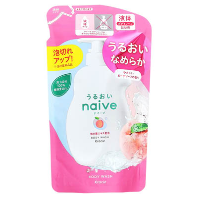 ナイーブ ボディソープ 桃の葉エキス 液体 詰替用 360ml
