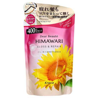 ディアボーテ　ひまわり　グロス＆リペア　オイルインコンディショナー　つめかえ用　400ｇ