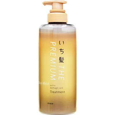 いち髪 プレミアム エクストラダメージケアトリートメント シャイニーモイスト ポンプ  480g