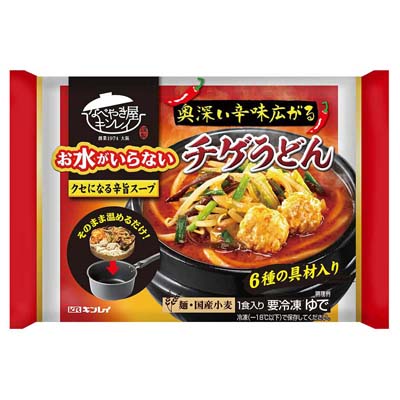 キンレイ　お水がいらない　チゲうどん　クセになる辛旨スープ　526ｇ
