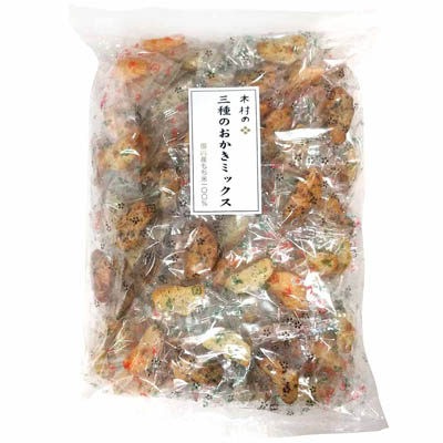 木村の三種のおかきミックス(国内産もち米100%) 340g