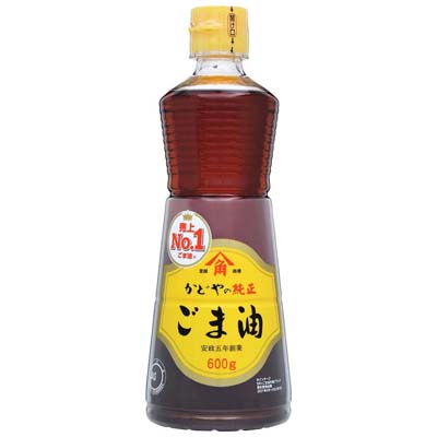 かどや製油 かどやの純正ごま油600g
