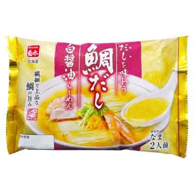 菊水　だしを味わう　鯛だし白醤油らーめん　2人前