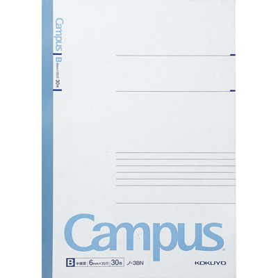 コクヨ　キャンパスノ－ト　ノ－３ＢＮ　セミＢ５　３０枚