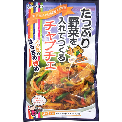 ケンミン　たっぷり野菜を入れてつくるチャプチェ　２～３人前　６８ｇ