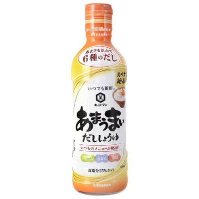 キッコーマン　あまうまいだししょうゆ450ml
