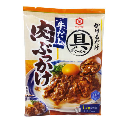 キッコーマン　ぐーめん　牛だし肉ぶっかけ　100ｇ