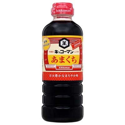 キッコーマン　あまくちしょうゆ500ml