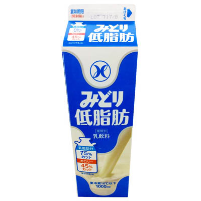 九州乳業 みどり 低脂肪 1000ml