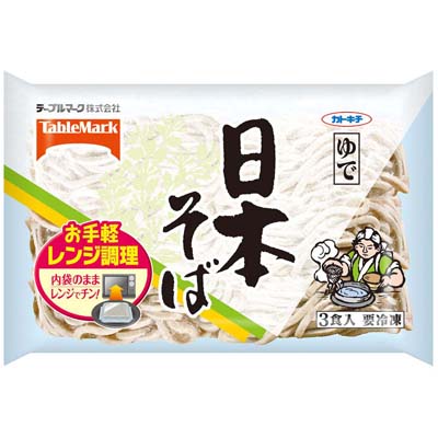 テーブルマーク　　日本そば３食
