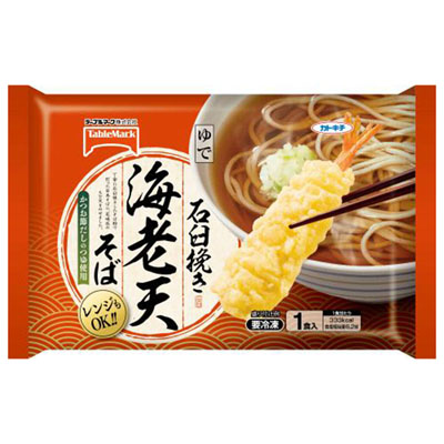 テーブルマーク　石臼挽き海老天そば