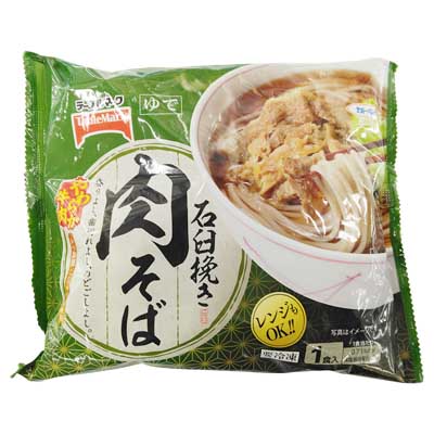 テーブルマーク　石臼挽き　肉そば　１食