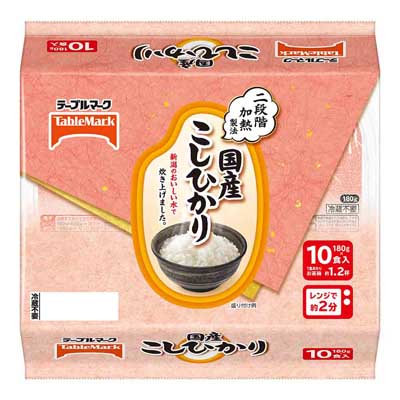 テーブルマーク 国産こしひかり 180g×10食入