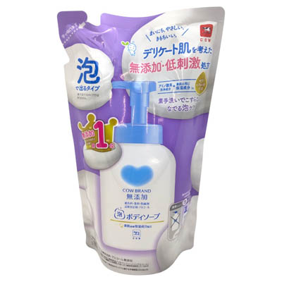カウブランド　無添加 泡ボディソープ　つめかえ用　450ml