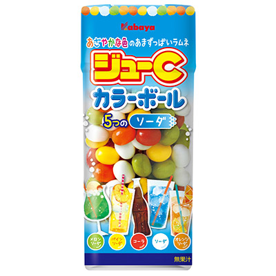 カバヤ ジューCカラーボール ソーダ 35g