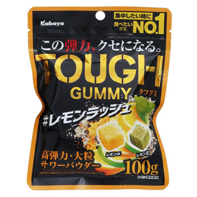カバヤ タフグミ レモンラッシュ 100g