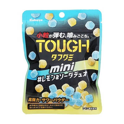 カバヤ　タフグミｍｉｎｉ　＃レモン＆ソーダデュオ　８０ｇ