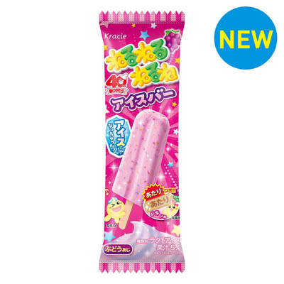 クラシエ　ねるねるねるねアイスバー　ぶどうあじ