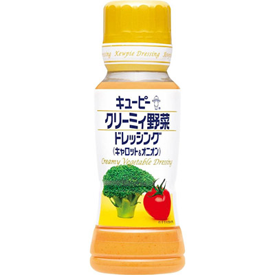 キユーピー クリーミィ野菜ドレッシング(キャロット&オニオン) 180ml