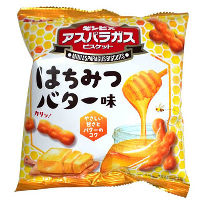 ギンビス アスパラガスビスケット はちみつバター味 58g