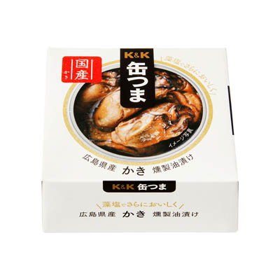 国分 缶つま広島県産かき燻製油漬け60g