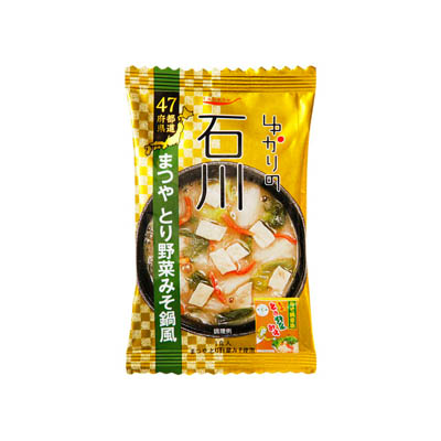 国分ゆかりの石川まつやとり野菜みそ鍋風