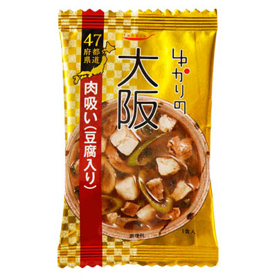 国分ゆかりの大阪肉吸い豆腐入り１食用