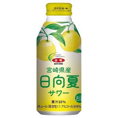 JA全農 宮崎県産日向夏サワー缶400ml