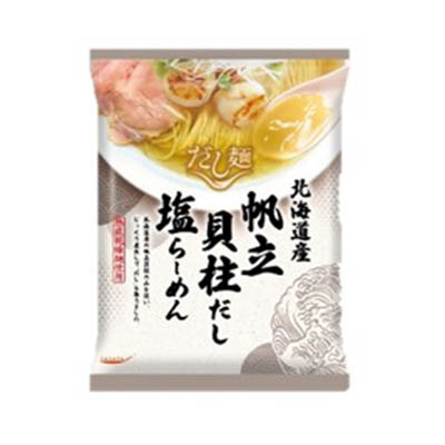 国分　だし麺　北海道産帆立貝柱だし塩らーめん　112ｇ