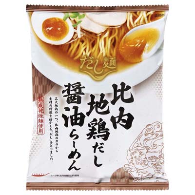 国分　だし麺　比内地鶏だし醤油らーめん　1食