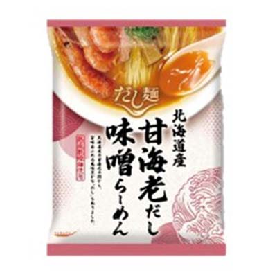 国分　だし麺　北海道産甘海老だし味噌らーめん　104ｇ