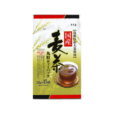 寿老園　国産麦茶丸粒ティーパック１５袋