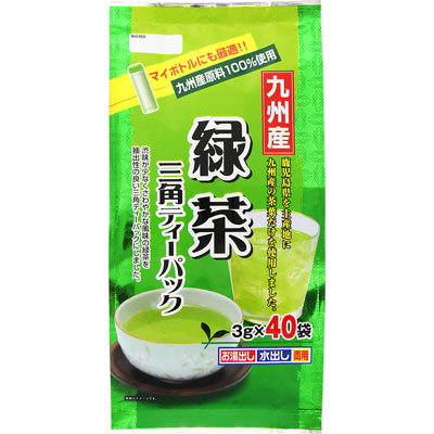 寿老園九州産緑茶三角ティーパック４０袋