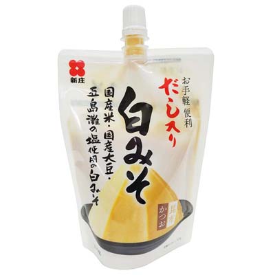 新庄 お手軽だし入り白みそ200g