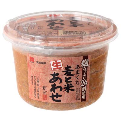 新庄みそ　あまくち　麦と米生あわせ　650ｇ