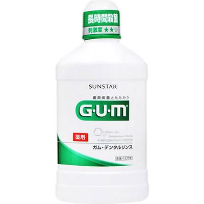 GUMデンタルリンス レギュラー  500ml