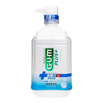 ガム　プラス　デンタルリンス　低刺激ノンアルコールタイプ　900ml