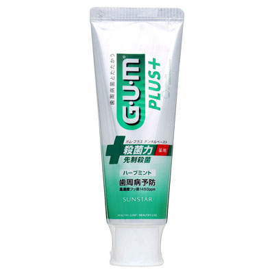 ガム・プラス  デンタルペースト ハーブミント 120g