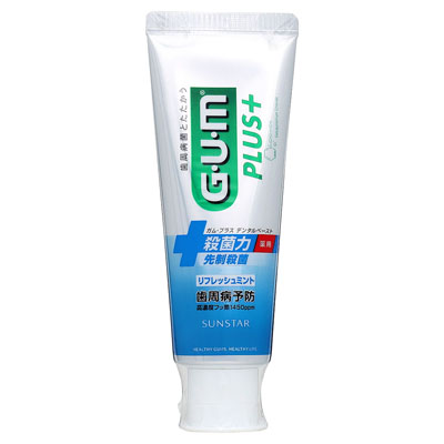 ガム・プラス  デンタルペースト リフレッシュミント 120g