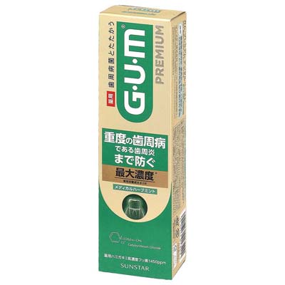 サンスター　ガム・プレミアムペースト　メディカルハーブミント　85ｇ
