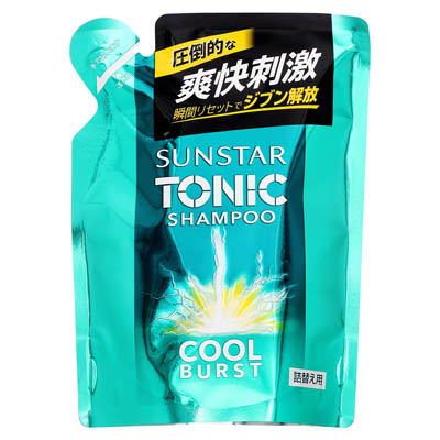 サンスター トニックシャンプー COOL BURST つめかえ用 340ml