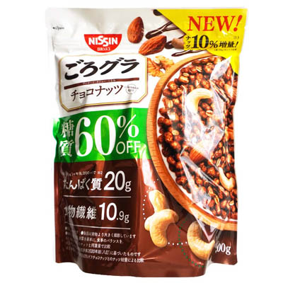日清シスコ ごろグラ チョコナッツ 糖質60%オフ 300g