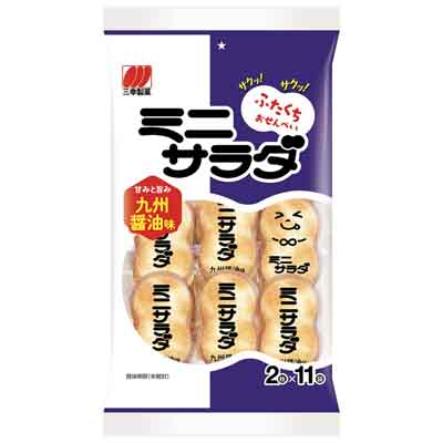 三幸 ミニサラダ 九州醤油味 22枚