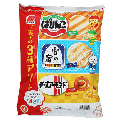 三幸製菓　三幸の3種アソート　144ｇ