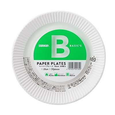 サンナップＢペーパープレート 18cm  30枚
