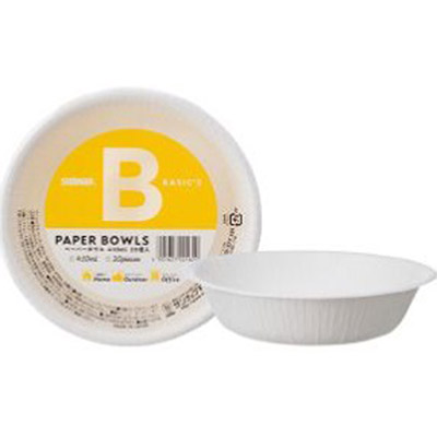 サンナップ Ｂペーパーボウル４１０ｍｌ２０枚