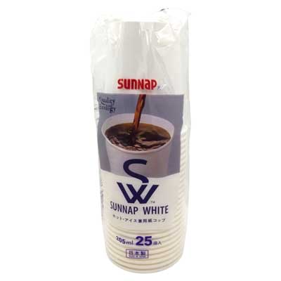 ＳＮＦＭＸ　ペーパーカップ205ＭＬ　25個