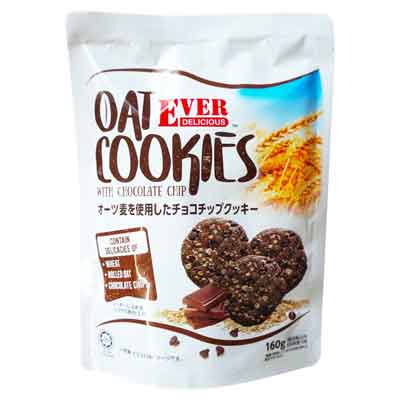 エバーデリシャス　オーツ麦を使用したチョコチップクッキー　160ｇ